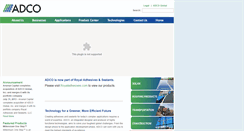 Desktop Screenshot of adcocorp.com