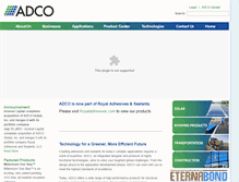 Tablet Screenshot of adcocorp.com